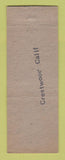 Matchbook Cover - Crestwood Motel Crestwood CA