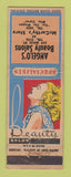 Matchbook Cover - Angelo's Beauty Salons girlie WORN