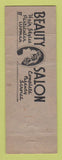 Matchbook Cover - Angelo's Beauty Salons girlie WORN
