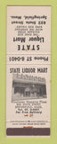 Matchbook Cover - State Liquor Mart Springfield MA WEAR