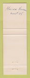 Matchbook Cover - Adams Liquor Store Plattsburgh NY