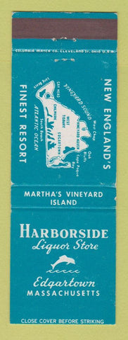 Matchbook Cover - Harborside Liquor Store Edgartown MA
