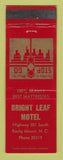 Matchbook Cover - Bright Leaf motel Rocky Mount NC WEAR