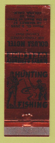 Matchbook Cover - Colusa Motel CA