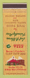 Matchbook Cover - Bernie Liflander's Fort Pitt Inn near Pittsburgh PA