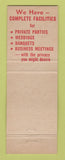 Matchbook Cover - Bernie Liflander's Fort Pitt Inn near Pittsburgh PA