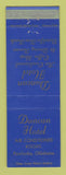 Matchbook Cover - Duncan Hotel Pawhuska OK