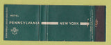 Matchbook Cover - Hotel Pennsylvania New York City WEAR