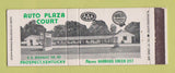 Matchbook Cover - Auto Plaza Court Prospect KY Full Length
