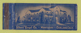Matchbook Cover - Albert Engel Mortuary Oakland CA