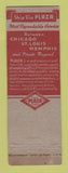 Matchbook Cover - Plaza Express Trucking Chicago St Louis Memphis WEAR