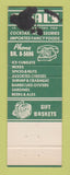 Matchbook Cover - Casal's Liquor Uvalde TX WORN BACK