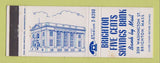 Matchbook Cover - Brighton Five Cents Savings Bank Brighton MA WEAR