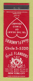 Matchbook Cover - Hotel Flanders New York City