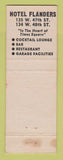 Matchbook Cover - Hotel Flanders New York City