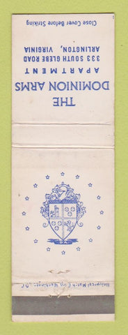 Matchbook Cover - Dominion Arms Apartment Arlington VA WEAR