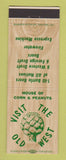 Matchbook Cover - House of Corn and Peanuts Club Artichoke San Bruno CA