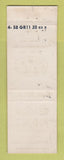 Matchbook Cover - Cascade Motel Chehalis WA
