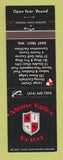 Matchbook Cover - Alpine Valley Resort East Troy WI WEAR