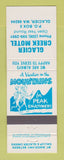 Matchbook Cover - Glacier Creek Motel Glacier WA