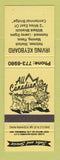 Matchbook Cover Irving Keyboard Music Hammond Organs Piano Millbank Miramichi NB