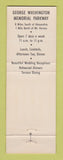Matchbook Cover - Cedar Knoll Inn Mount Vernon VA