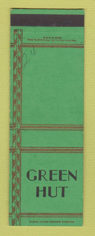 Matchbook Cover - Green Hut Bay City MI SAMPLE