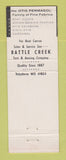 Matchbook Cover - Permasol Otis Boat Ducks Battle Creek MI