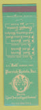 Matchbook Cover - Parrish Hotels Pratt Great Bend KS