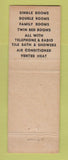 Matchbook Cover - Lake View Hotel Court Little Rock AR area