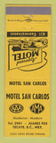 Matchbook Cover - Motel San Carlos Tecate BC Mexico