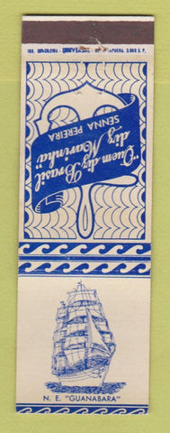 Matchbook Cover - Brazil Brasil Navy NE Guanabara WEAR