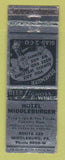 Matchbook Cover - Hotel Middleburger Middleburg PA WEAR