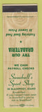 Matchbook Cover - Snowball's Sport Shop Blackfood ID