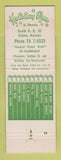 Matchbook Cover - Holiday Inn Salina KS
