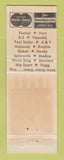 Matchbook Cover - Ski Loft Skiing Burlingame CA