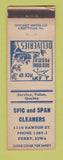 Matchbook Cover - Spic and Span Cleaners Perry IA WEAR