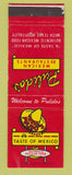 Matchbook Cover - Pulido's Mexican Restaurant Fort Worth Irving Arlington TX