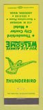 Matchbook Cover - Thunderbird City Center Motel Aberdeen WA