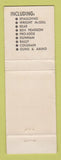Matchbook Cover - Patten's Sporting Goods North Haverhill NH WEAR