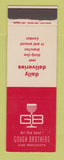 Matchbook Cover - Gough Brothers Wine Merchants London UK England SAMPLE
