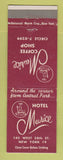 Matchbook Cover - Hotel Maurice New York City