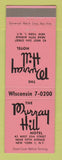 Matchbook Cover - Murray Hill Hotel New York City