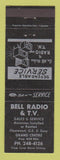 Matchbook Cover - Bell Radio TV Grand Centre AB