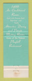Matchbook Cover - Hotel Manhattan New York City