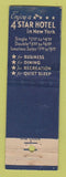 Matchbook Cover - Hotel Lincoln New York City Lion Canada 1929 WORN