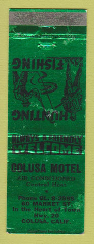 Matchbook Cover - Colusa Motel CA