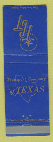 Matchbook Cover - Transport Company of Texas TX Trucking