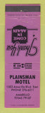 Matchbook Cover - Plainsman Motel Amarillo TX WEAR