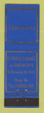 Matchbook Cover - Florimel's Dance Drumlin's 1941 Marisians